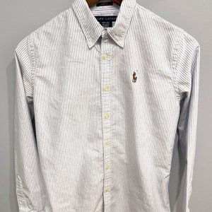 Women's Ralph Lauren 100% Cotton Oxford Button Up Shirt (4)
